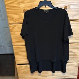 Diane Gilman Black Boxy Short Sleeve T-Shirt